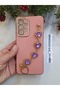 Samsung Galaxy A53 Compatible Heart Stone Hand-Placed Laser Cut Case - 2
