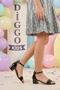 Black Patent Leather Girls' Heeled Evening Dress Shoes - Wedding, Holiday, and Graduation Shoes - 3