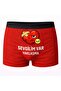 Printed Men's Boxer Valentine's Day Themed I Have a Sweetheart Patterned Funny Humorous Humoristic Cotton Stretch Fabric