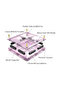 Magnetic Building Blocks with 1 Car Piece, 60 Pieces of Mag-Na Tiles, Educational Steam Game Set - 5