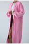 Women's Long Plush Knitwear Cardigan - 4