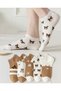 Economical Pack of 5 Teddy Bear Themed Booties Socks Set - 2