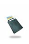 Genuine Leather Automatic Mechanism Wallet Credit Card Holder Green Crazy