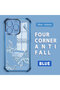 iPhone 16 Pro Compatible Transparent Four-Corner Silicone Coated Shiny Edge Case Butterfly Pattern