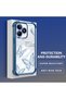 Realme Note 50 4g Compatible Transparent Four-Corner Silicone Cover Glossy Edge Case Butterfly Pattern - 3