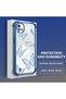 Realme C11 2021 Compatible Transparent Four-Corner Silicone Coating Glossy Edge Case Butterfly Pattern - 3