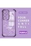 Samsung Galaxy S23 Ultra Compatible Transparent Four-Corner Silicone Coating Glossy Edge Case Butterfly Pattern