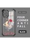 Poco X5 5g Compatible Transparent Four-Corner Silicone Coated Glossy Edge Case with Star Pattern