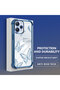 Redmi 12 4g Compatible Transparent Four-Corner Silicone Cover Glossy Edge Case Butterfly Pattern - 4