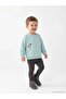 Green Baby Boy Printed Sweatshirt and Sweatpants (S6)