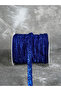 1 cm Velvet Decorative Ribbon 3 Meters (Navy Blue)-1 cm Glitter Ribbon