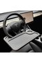 Model Y - Model 3 Portable Table Mounted on the Steering Wheel - Black - 3