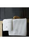 Monogrammed Letter "K" Hand & Bath Towel Silver Thread Cotton Personalised - 3