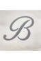 Monogrammed Letter "B" Hand & Bath Towel Silver Thread Cotton Personalised - 2