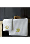 Monogrammed Letter "U" Hand & Bath Towel Gold Thread Cotton Personalised - 3