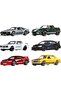 Toy Japanese Themed Multiple Cars 6-Piece Car Set Jby77