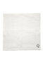 Monogrammed Letter "Q" FaceTowel Silver Thread Cotton Personalised Letter