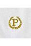 Monogrammed Letter "P" Bath Towel Gold Thread Cotton Personalised Letter - 2