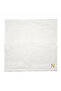 Monogrammed Letter "N" FaceTowel Gold Thread Cotton Personalised Letter
