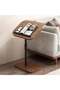 Premium Adjustable Side Table with Wooden Top - 2