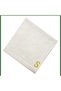 Monogrammed Letter "S" FaceTowel Gold Thread Cotton Personalised Letter - 2