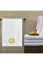 Monogrammed Letter "Z" Bath Towel Gold Thread Cotton Personalised Letter - 3