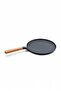 Granite cast 29cm crepe pan, pancake pan, removable wooden handle - 4