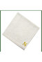 Monogrammed Letter "N" FaceTowel Gold Thread Cotton Personalised Letter - 2