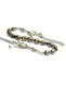 Yellow Galalith and Oltu Stone Zaza Rosary