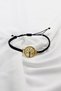 Metal Gold Color Tree of Life Adjustable Bracelet with Lift Chain - 2