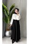 Women's Side-Tie Flowy Transitional Slim Side-Tie Skirt - 6
