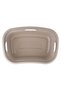Rectangular Perforated Plastic Laundry Basin Beige 60L - 2