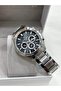 Silver Color Black Dial Calendar Men's Wristwatch - 5