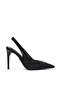 Womens Reyes-R Black Heels - 6