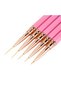 Nail Art Brush Set 5 Brushes with Caps - 6
