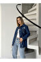 Lazer Yirtik Boyfri̇end Denim Jacket - 4