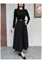 Belted Flared Skirt Dress - 3