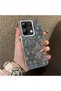 Silicone Edge Hard Back Anti-Fall Phone Case Carved Pattern Compatible with Redmi Note 13