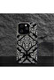 غطاء هاتف من السيليكون ذو حافة صلبة ومضاد للسقوط، متوافق مع هاتف iPhone 16 Pro Max، بنمط شبكي - 5