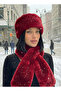 2-Piece Plush Hat and Scarf Set – Women's Winter Plush Hat and Neck Warmer Set |   Soft, Stylish, and Warm - 2
