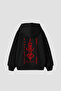 Berserk Dragon Slayer Printed Oversized Unisex Black Hoodie