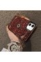 Silicone Edge Hard Back Anti Fall Phone Case Vintage Pattern Compatible with iPhone 11 - 3