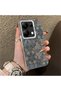 Silicone Edge Hard Back Anti Fall Phone Case Carving Pattern Compatible with Poco M6 Pro 4g