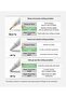 HB Replacement Tips Designed for Apple Pencil Pro, 2nd / 1st Gen, USB-C [3 Pack]- Light Gray- - 5