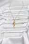 316L Steel Chain Gold Color Fish Model Zircon Stone Women's Necklace - 2