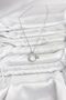 316L Steel Chain Silver Color Moon Star Model Zircon Stone Women's Necklace - 2