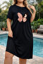 Women's Oversize Comfortable Printed Nightgown Daily Stylish Home Wear Summer Wear