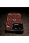 iPhone 12 Pro Max Compatible Silicone Edge Hard Back Anti-Fall Phone Case Vintage Patterned - 7