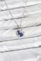 316L Steel Chain Silver Color Night Model Zircon Stone Women's Necklace