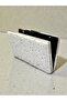 Special Design Ecru Color Wrinkled Stone Satin Chain Handle Women's Evening Dress Bag - 4